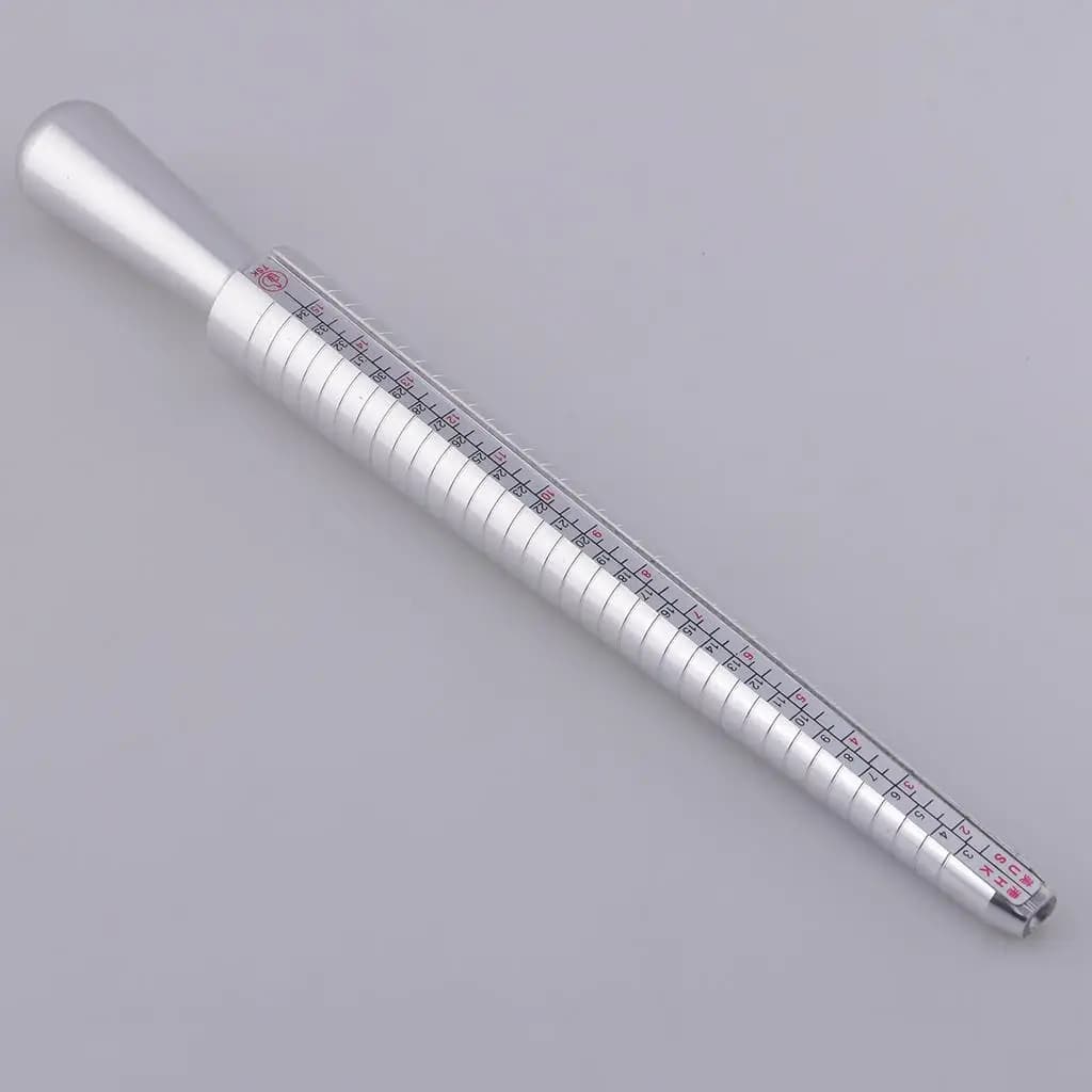 Double side 4 scales Personalize Ring Design Supply Standard Jewelry Ring Design Making Tools Ring Sizer Mandrel