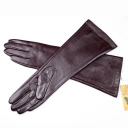 Women's Long Sheepskin Gloves With Colorful Leather and Thick Velvet Lining For Warmth and Winter Cold Protection Gloves
