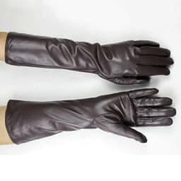 Women's Long Sheepskin Gloves With Colorful Leather and Thick Velvet Lining For Warmth and Winter Cold Protection Gloves