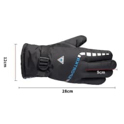 Winter Cycling Gloves Outdoor Waterproof Skiing Riding Hiking Motorcycle Warm Thickened Plush Gloves Unisex Thermal Sport Gloves