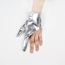 Women Performance Gloves Women Street Dance Punk Section PU Nightclub Show Dancing Singing KTV Leather Half-Finger Gloves D11