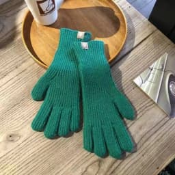 Fashion Touch Screen Knitted Gloves Women Winter Gloves Warm Riding Solid Fluffy Work Harajuku Kawaii Mittens