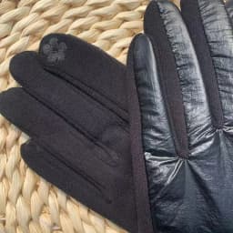 Lady Mittens Fashion Pom Pom Glossy Windproof Gloves Winter Women Cycling Driving Warm Gloves Student Girl Christmas Gift