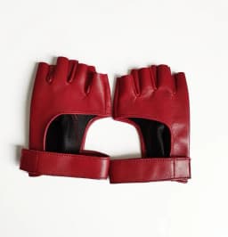 Women's Natural sheepskin leather hollow out motorcycle glove female fashion  genuine leather sports driving glove R2887