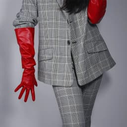 Men's Cosplay GLOVES in Burgundy Oversized PUFF SLEEVES 50cm Over Elbow Long Wide Balloon Large Evening Opera Fashion Glove