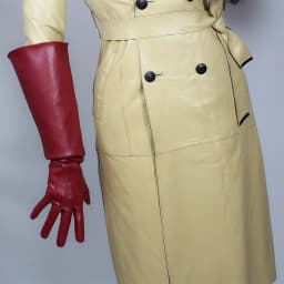 Men's Cosplay GLOVES in Burgundy Oversized PUFF SLEEVES 50cm Over Elbow Long Wide Balloon Large Evening Opera Fashion Glove