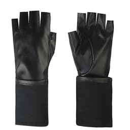 Fashion Winter Half Finger Gloves Women Dancing Party Show Long Elbow PU Leather Gloves Outdoor Hiking Driving Gloves Mittens