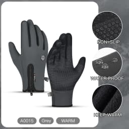 Men's and Women's Autumn and Winter Cycling Gloves - Upgraded Touchscreen Warm Knitted Gloves for Cold Weather, Suitable for Run