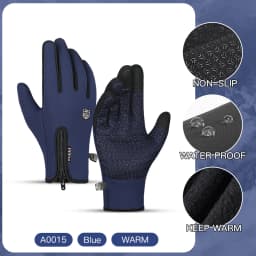 Men's and Women's Autumn and Winter Cycling Gloves - Upgraded Touchscreen Warm Knitted Gloves for Cold Weather, Suitable for Run