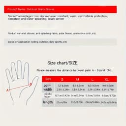 Men's and Women's Autumn and Winter Cycling Gloves - Upgraded Touchscreen Warm Knitted Gloves for Cold Weather, Suitable for Run