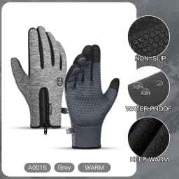 Men's and Women's Autumn and Winter Cycling Gloves - Upgraded Touchscreen Warm Knitted Gloves for Cold Weather, Suitable for Run