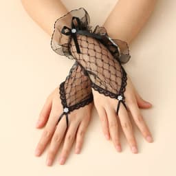 New Fashion Half Finger Lace Gloves Women Dance Short Gloves Spring Summer Fingerless Mittens Outdoor Sunscreen Driving Gloves