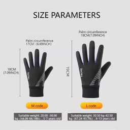 1 Pair Kids Winter Warm Sports Thermal Gloves Cold Weather Water-Resistant Anti-slip Children Mittens 5-13 Years Boys Girls