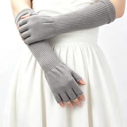 Women Knitted Long Half Finger Gloves Fingerless Gloves for Men Autumn Winter Elastic Warm Workout Cycling Accessories