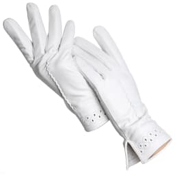 Good Quality High-End Fashion Women's Gloves Sheepskin Keep Warm Comfortable Winter Gloves Hollow Design 2024
