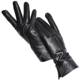 Good Quality High-End Fashion Women's Gloves Sheepskin Keep Warm Comfortable Winter Gloves Hollow Design 2024