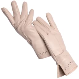 Good Quality High-End Fashion Women's Gloves Sheepskin Keep Warm Comfortable Winter Gloves Hollow Design 2024