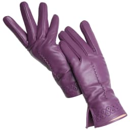 Good Quality High-End Fashion Women's Gloves Sheepskin Keep Warm Comfortable Winter Gloves Hollow Design 2024