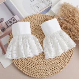 Lace Cuffs White Detachable Fake Sleeves Wedding Bridal Gowns Accessories Sweater Cuff Halloween Costume Cosplay Accessories