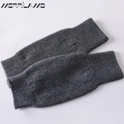 MERRILAMB Fashion Women's Cashmere Wool Blend Gloves Unisex Winter Knitted Mittens Warm Solid Knitwear Wrist Gloves