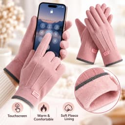 Women Winter Touchscreen Gloves Thicken Warm Fleece Guantes Windproof Thermal Running Gloves Plus Velvet Gloves For Driving