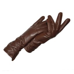 CHING YUN New Women Genuine Leather Gloves Winter Autumn Ladies Fashion Brand Sheepskin Thicken Arm Sleeve Warm Leather YV01