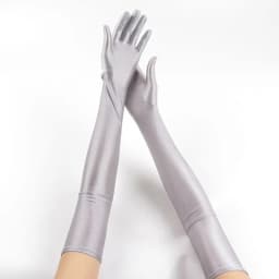 52cm Fashion Women Spandex Elasticity Opera Elbow Long Gloves Solid Driving Sun Protection Party Prom Etiquette Performance