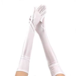 52cm Fashion Women Spandex Elasticity Opera Elbow Long Gloves Solid Driving Sun Protection Party Prom Etiquette Performance