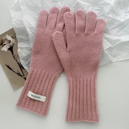 Women 100% Wool Knitted Warm Gloves Autumn Winter Fingerless Gloves Girls Fashion Casual Accessories Mittens Touch Screen Gloves