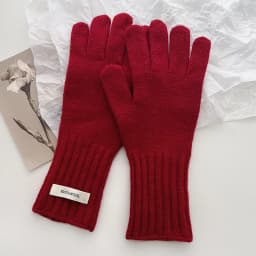 Women 100% Wool Knitted Warm Gloves Autumn Winter Fingerless Gloves Girls Fashion Casual Accessories Mittens Touch Screen Gloves