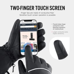 Electric Heated Gloves Motorcycle Winter Moto Heated Gloves Warm Waterproof Rechargeable Heating Thermal Gloves For Snowmobile