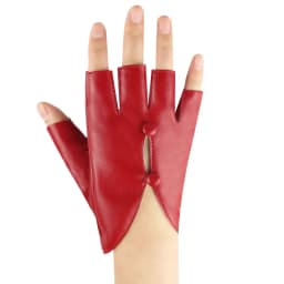 Women Sexy Half Finger Leather Gloves Outdoor Cycling Fingerless Gloves Dancing Pole Dance Performance Party Show Gloves Mittens