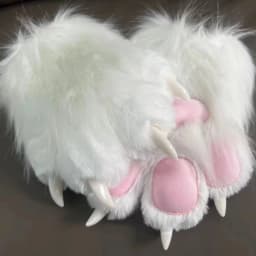 Claw Gloves Finished Furry Costume Plush Hand Covers Animal Paw Themed Cosplay Props in Stock Self Designed