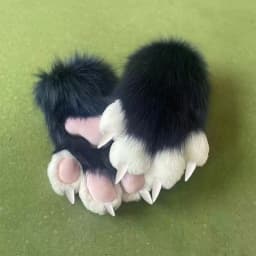 Claw Gloves Finished Furry Costume Plush Hand Covers Animal Paw Themed Cosplay Props in Stock Self Designed
