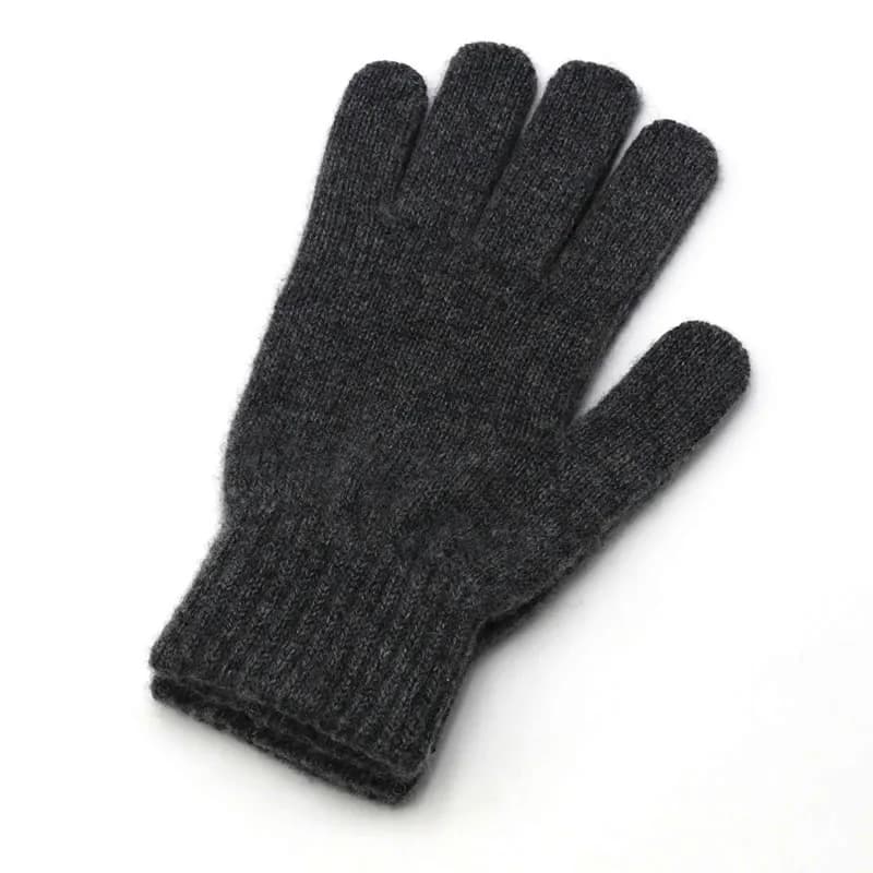 Thick Warm 100%Cashmere Gloves Men Autumn Winter 2025