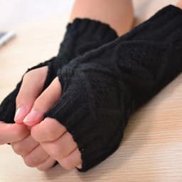 Knitted Half Finger Gloves Women'S Warm Soft Winter Gloves Handschoenen Mittens For Girl Guantes Invierno