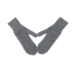 DjzDsm Women's 100% Cashmere Knitted Gloves Thickened, Warm, Extended, Fashionable Wrist Protection Gloves in One Size