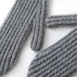 DjzDsm Women's 100% Cashmere Knitted Gloves Thickened, Warm, Extended, Fashionable Wrist Protection Gloves in One Size