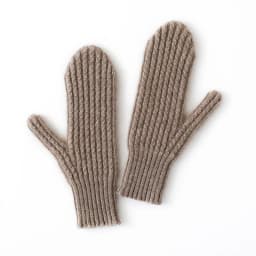DjzDsm Women's 100% Cashmere Knitted Gloves Thickened, Warm, Extended, Fashionable Wrist Protection Gloves in One Size