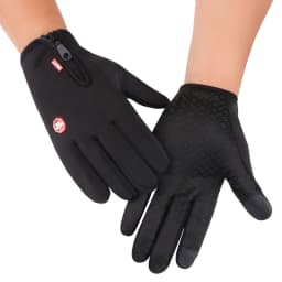 Winter Cycling Gloves for Men Women Motorcycle Fleece Touch Screen Water-repellent Skiing Cycling Windproof Warm Non-Slip Gloves