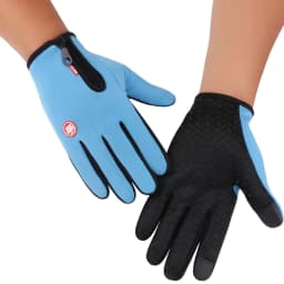 Winter Cycling Gloves for Men Women Motorcycle Fleece Touch Screen Water-repellent Skiing Cycling Windproof Warm Non-Slip Gloves