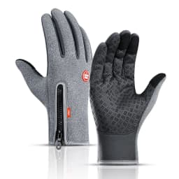 Winter Cycling Gloves for Men Women Motorcycle Fleece Touch Screen Water-repellent Skiing Cycling Windproof Warm Non-Slip Gloves