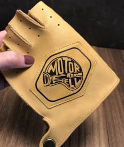 Driving Mens/Women Racing Bike Knight Leather Motorcycle Spring Summer Half-finger Retro Gloves Motorbike Cowhide Vintage Gloves