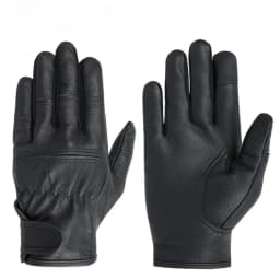 Professional Genuine Leather Work Gloves -Touchscreen Durable Cut Resistant for Mechanic Driving Riding Heavy Duty Outdoor Work