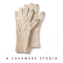 Winter High-Quality 100% Cashmere Knit Touch Screen Gloves Women Soft Warm Stretch Guantes Solid Color Casual Full Finger Guante