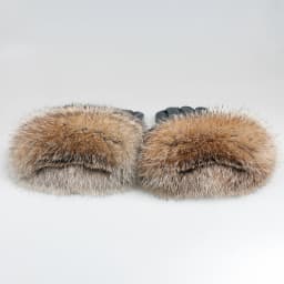 BOONJOVIA Women's Genuine Leather Gloves with Rabbit Fur Trim Cuff Velvet Lined for Cold Weather Driving