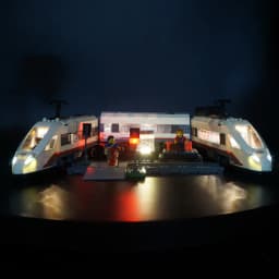 Kyglaring Led Light Kit Trains High-speed Passenger Model Lighting Set Compatible For LEGO 60051