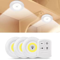 LED Light COB Under Cabinet Light Night Light Wireless Remote Control Dimmable Wardrobe Lamp 5W Super Bright Closet Lighting