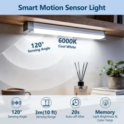 Night Lamp With Motion Sensor Usb Rechargeable Wireless LED Magnetic Light Strip For Bedroom Kitchen Bedside Cabinet Lights