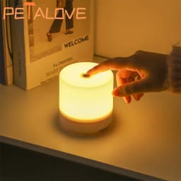 Touch Led Night Lights 3 Colors Dimming Plug In Night Light Desktop Night Lamps Eye Protection For Bedroom Reading Table Lamp